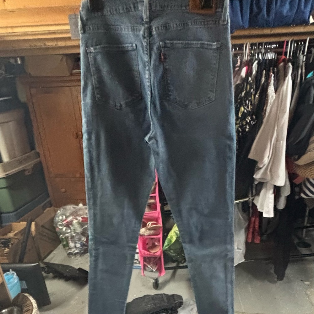 Levi's High Rise Skinny Jeans in Blue